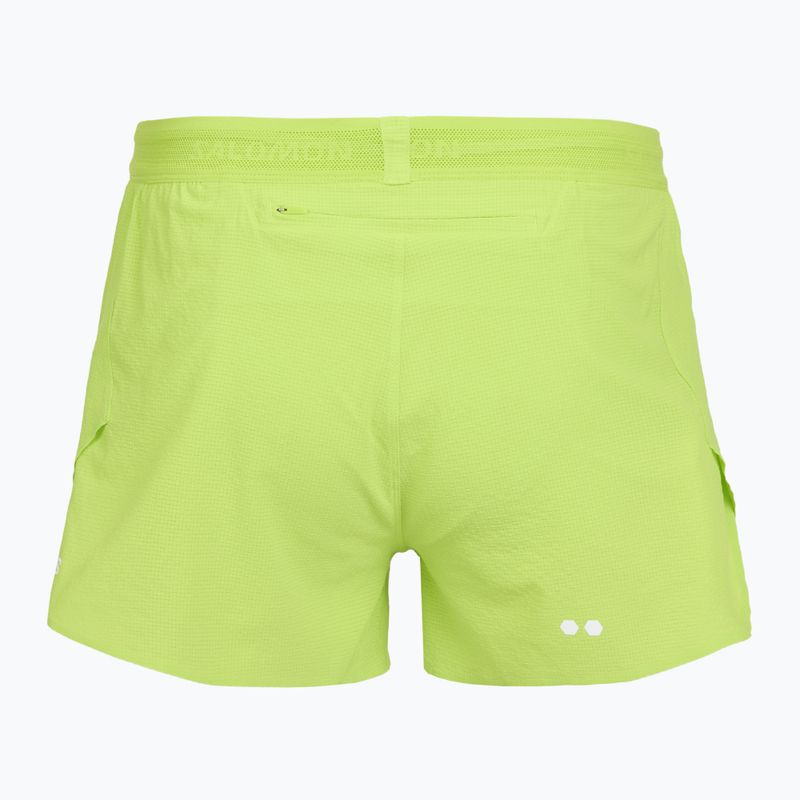 Vyriški bėgimo šortai Salomon Sense Aero SPLT 3" acid lime 2