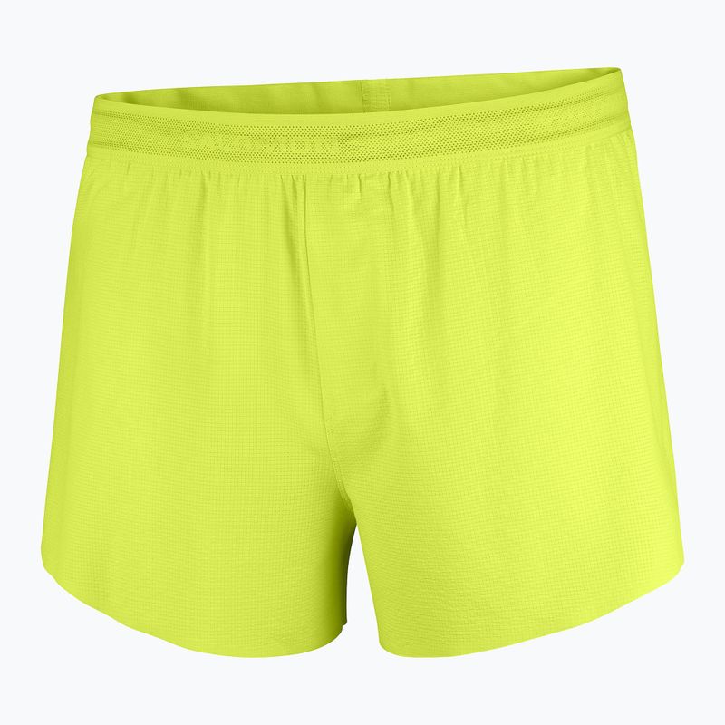 Vyriški bėgimo šortai Salomon Sense Aero SPLT 3" acid lime
