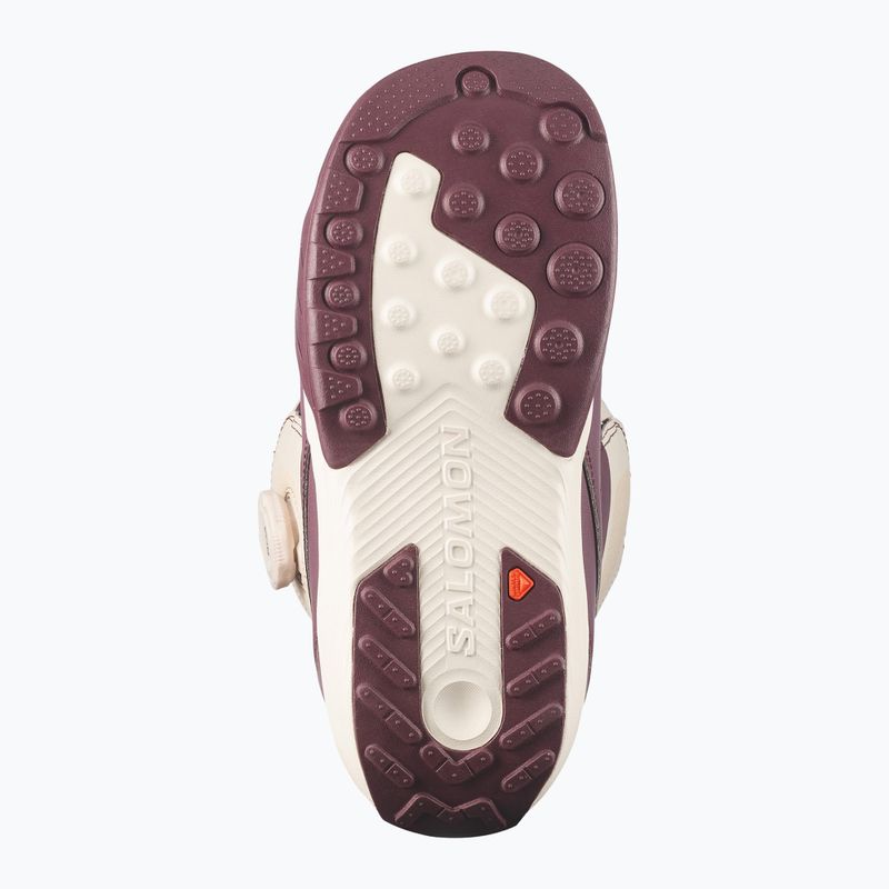 Moteriški snieglenčių batai Salomon Kiana Dual Boa W huckleberry/dawn pink/almond milk 4