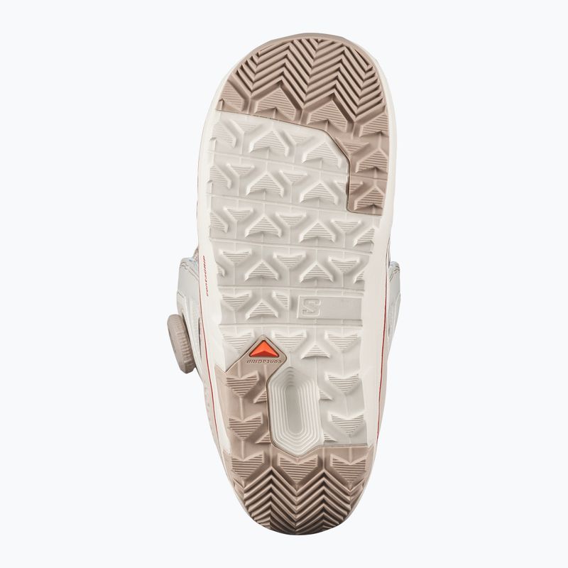 Moteriški snieglenčių batai Salomon Ivy Boa SJ Boa W almond milk/white pepper/haute red 4