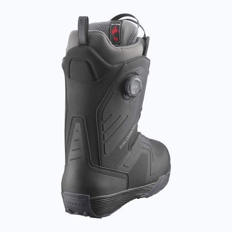 Vyriški snieglenčių batai Salomon Dialogue Dual Boa Wide black/black/asphalt 2