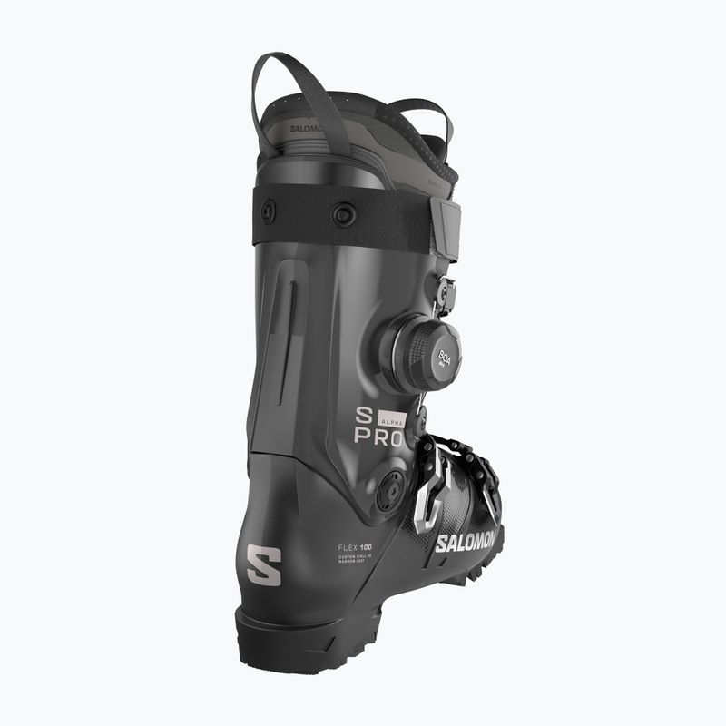 Vyriški slidinėjimo batai Salomon S/Pro Alpha C Boa 100 black/dark gray met./silver met. 4