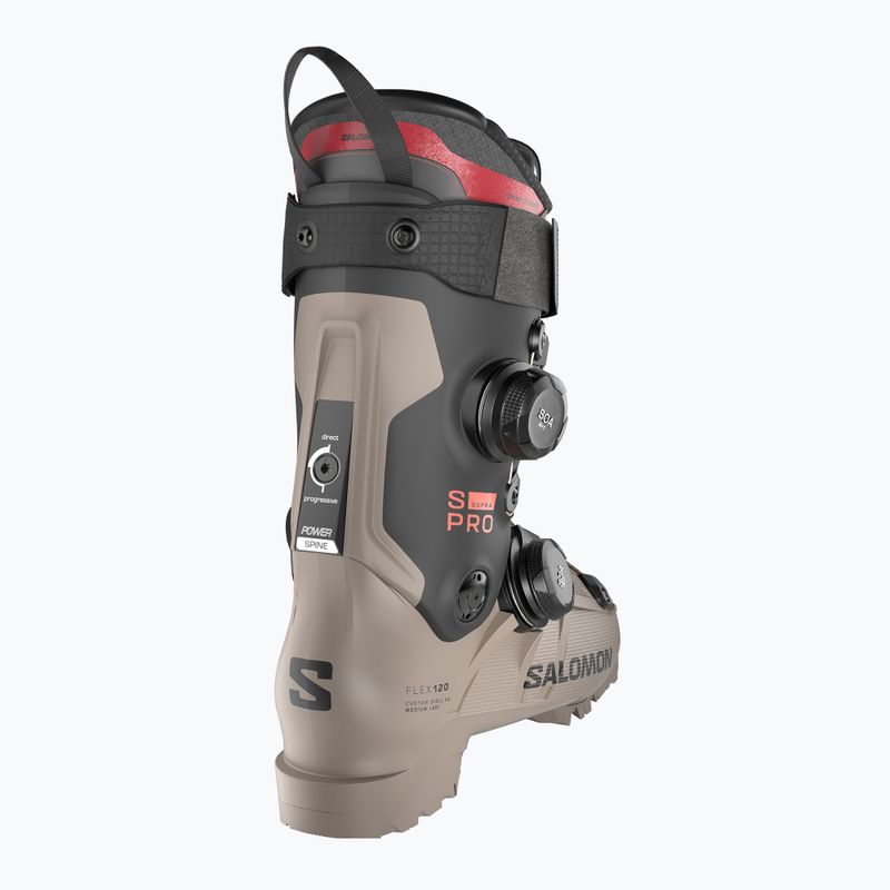 Vyriški slidinėjimo batai Salomon S/PRO Supra Dual Boa 120 rosted cashew/black/samba met 3