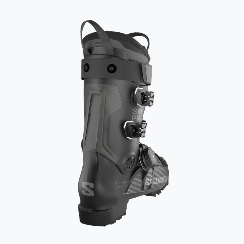Vyriški slidinėjimo batai Salomon S/PRO Supra S Boa 100 black/beluga met/dark grey met 5