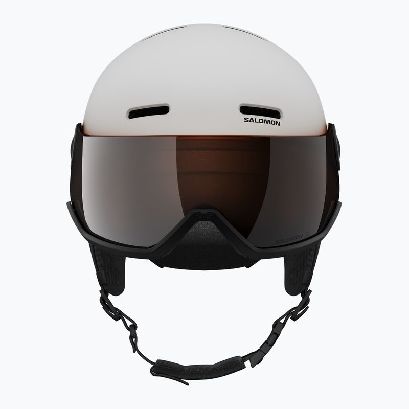 Vaikiškas slidinėjimo šalmas Salomon Orka Visor Jr S2 white 4