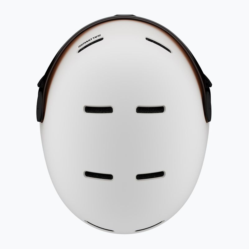 Vaikiškas slidinėjimo šalmas Salomon Orka Visor Jr S2 white 6