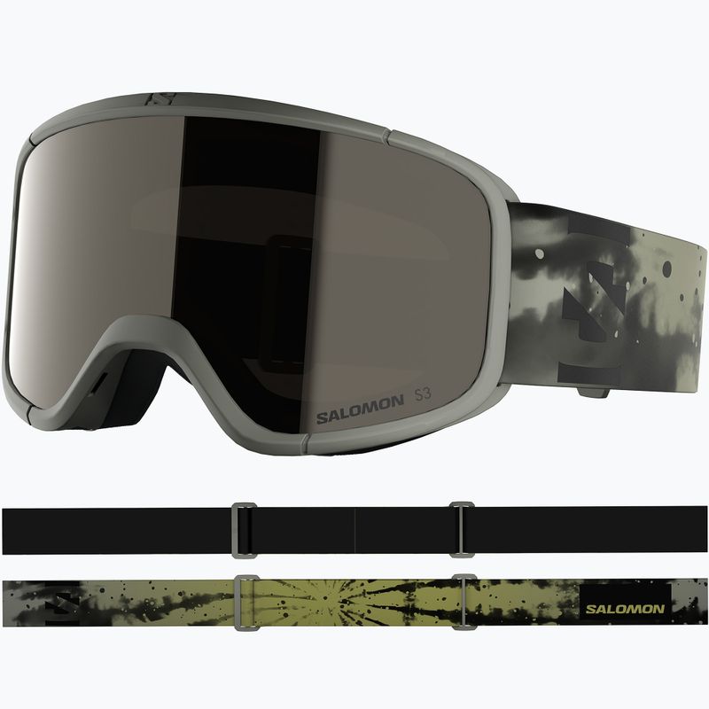 Slidinėjimo akiniai Salomon Aksium 2.0 S S3 castor gray/ml black 2