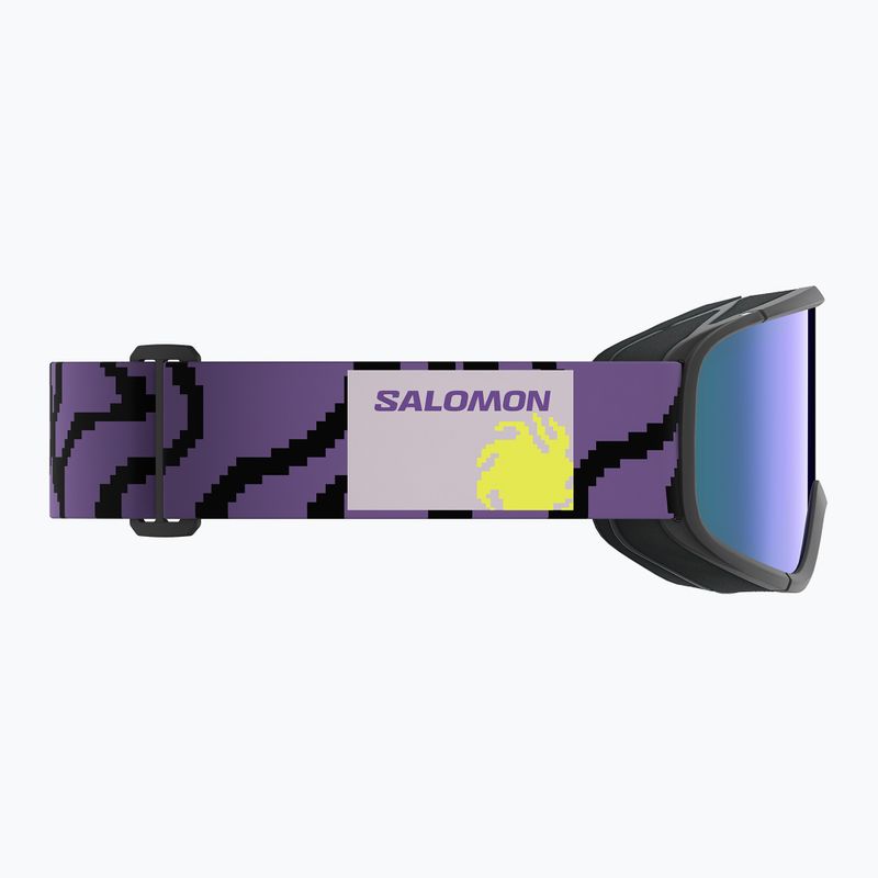 Slidinėjimo akiniai Salomon Aksium 2.0 S S2 black pansy/ml mid blue 5