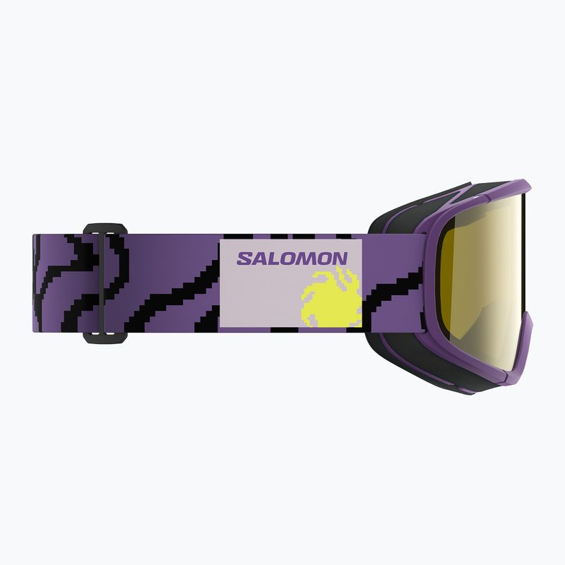 Vaikiški slidinėjimo akiniai Salomon Lumi Acces Jr S1 pansy/flash yellow 5