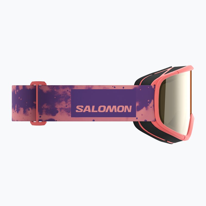Vaikiški slidinėjimo akiniai Salomon Lumi Acces Jr S2 sun kissed coral/flash gold 5