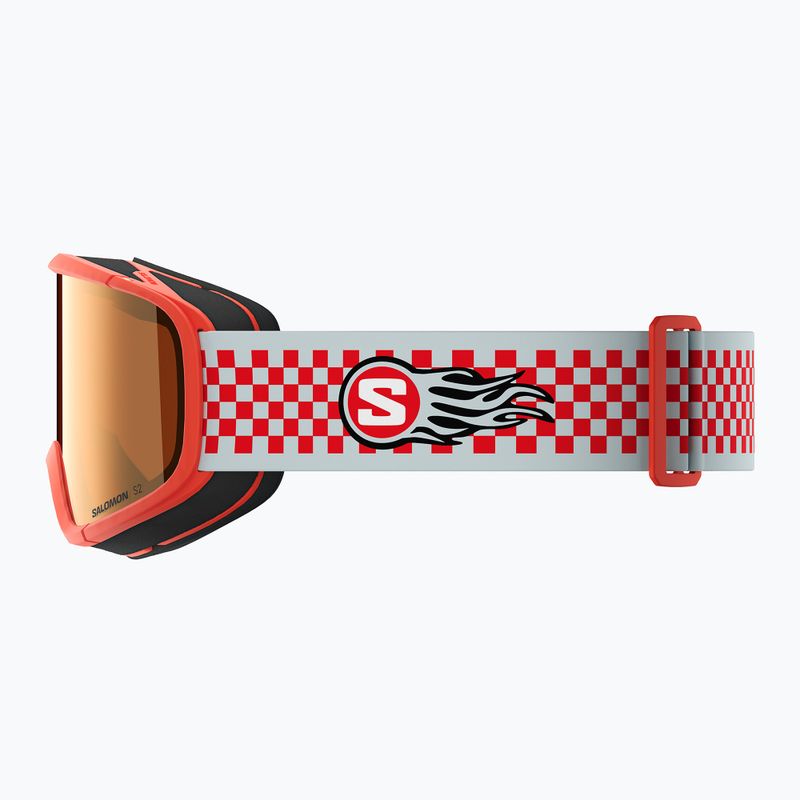 Vaikiški slidinėjimo akiniai Salomon Rio S2 cherry tomato/flash tonic orange 3