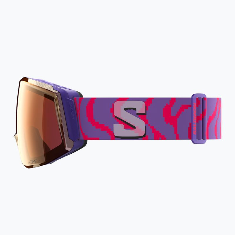 Slidinėjimo akiniai Salomon Skarn Prime Sigma S2+S1 ultra violet/sigma copper/sigma clear pink 4