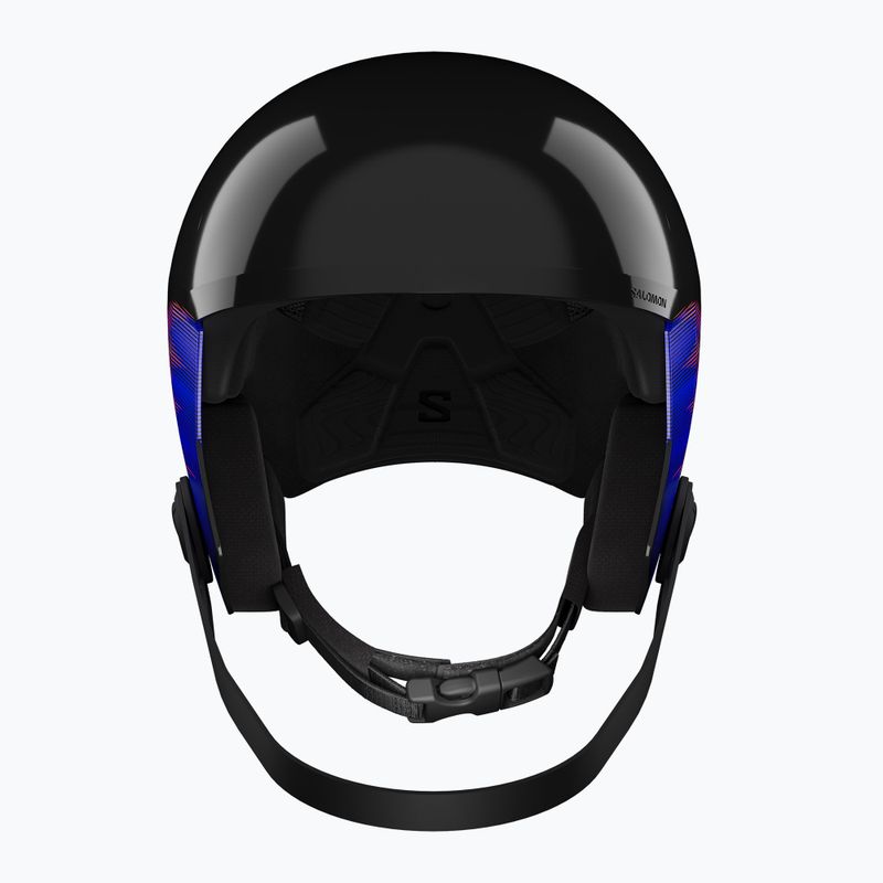 Vaikiškas slidinėjimo šalmas Salomon Equipe Fis + Chinguard Jr black/flames 2