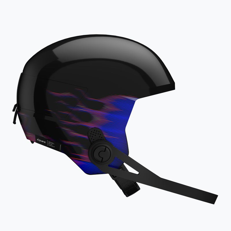 Vaikiškas slidinėjimo šalmas Salomon Equipe Fis + Chinguard Jr black/flames 3