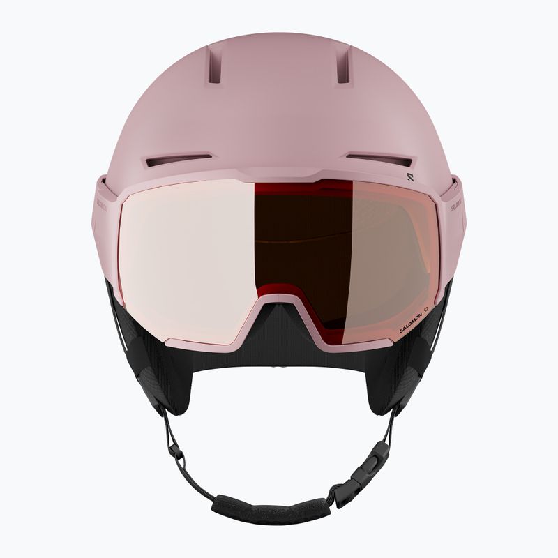 Snieglenčių šalmas Salomon Osmo Dawn Pink/Flash Tonic/Orange 5