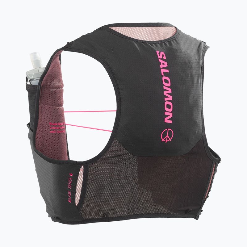 Bėgimo liemenė Salomon S/Lab Sense 6 Courtney Edition black/rose taupe 2