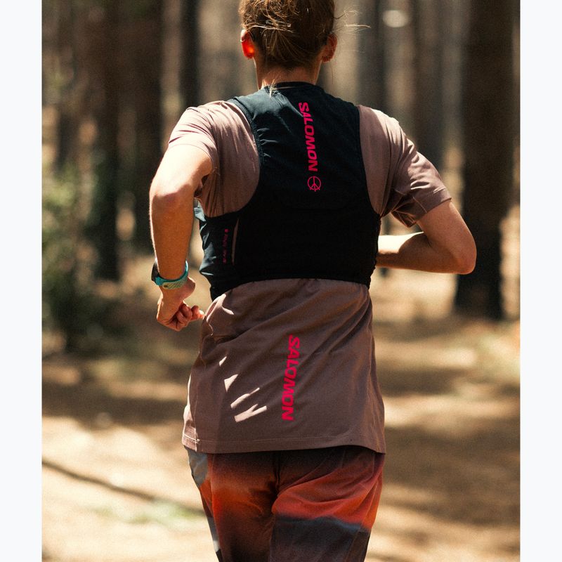 Bėgimo liemenė Salomon S/Lab Sense 6 Courtney Edition black/rose taupe 8