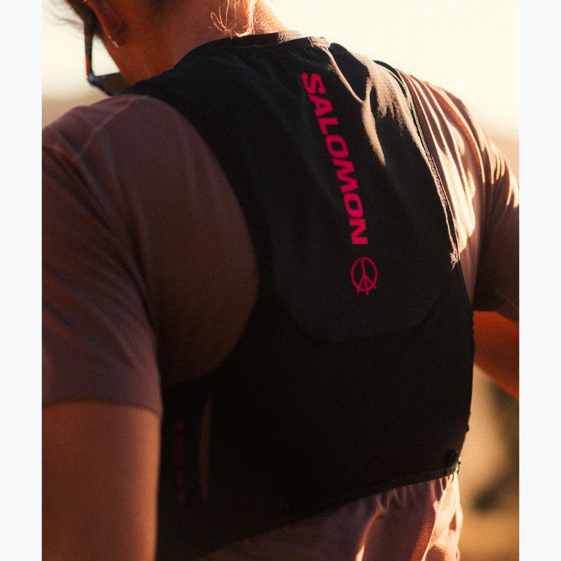 Bėgimo liemenė Salomon S/Lab Sense 6 Courtney Edition black/rose taupe 9