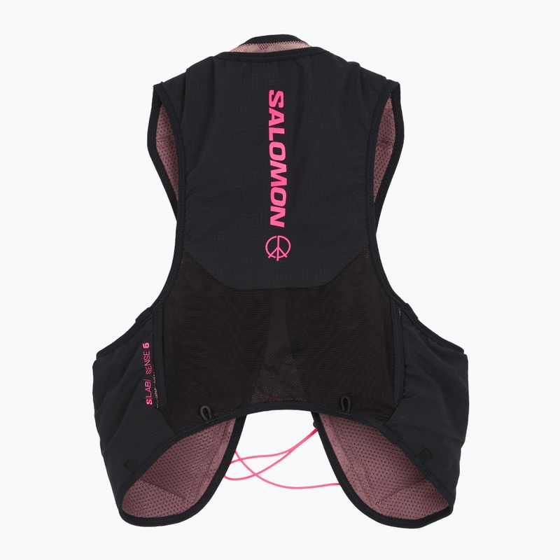 Bėgimo liemenė Salomon S/Lab Sense 6 Courtney Edition black/rose taupe 2