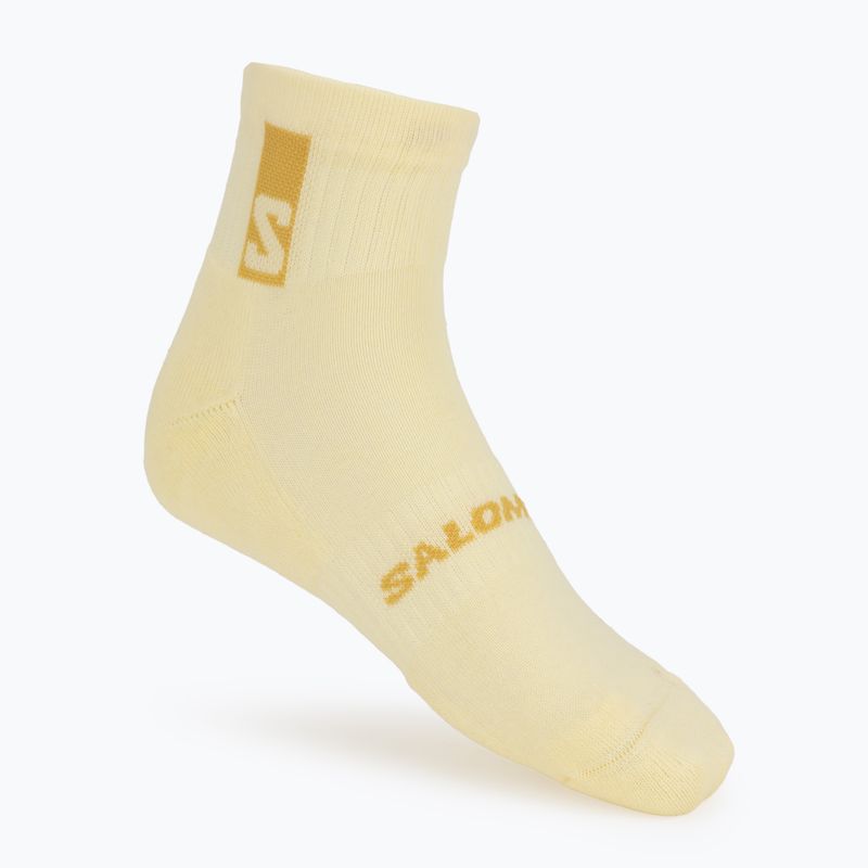 Kojinės Salomon Everyday Ankle 3 pack dusty yellow/sea foam/stormy weather 2