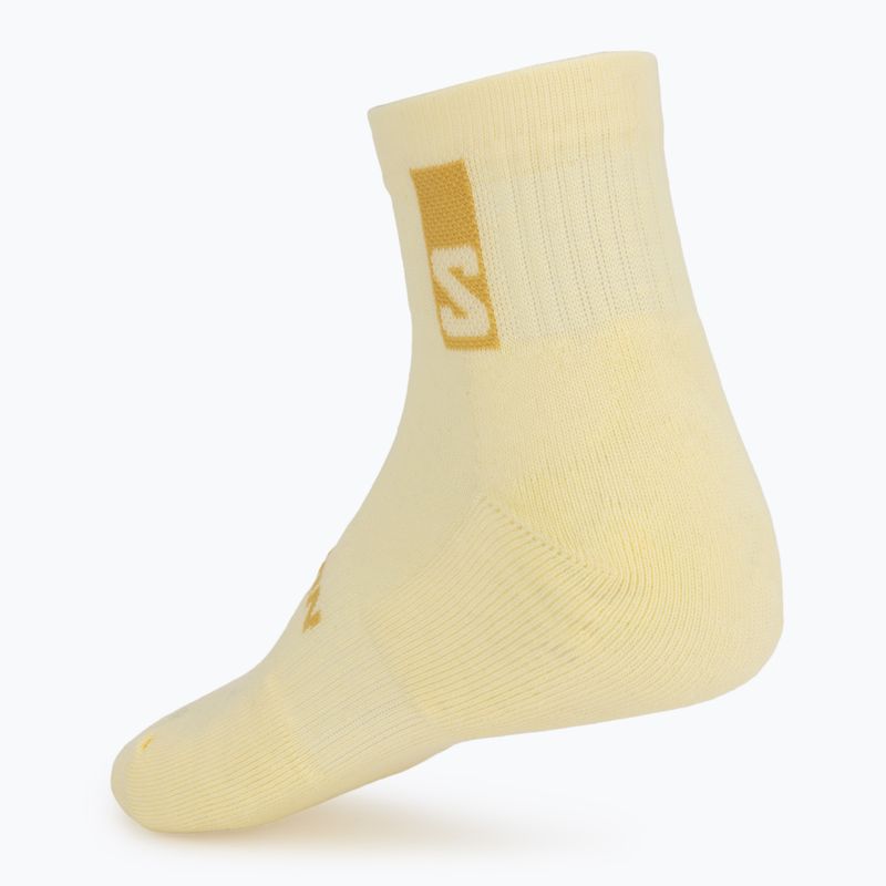 Kojinės Salomon Everyday Ankle 3 pack dusty yellow/sea foam/stormy weather 5