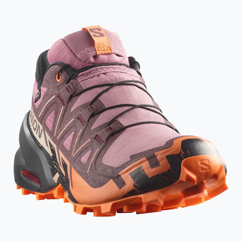 Moteriški bėgimo batai Salomon Speedcross 6 GTX dusky orchid/huckleberry 2
