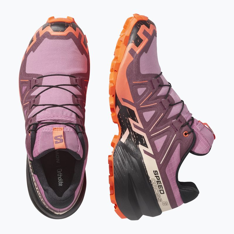 Moteriški bėgimo batai Salomon Speedcross 6 GTX dusky orchid/huckleberry 4