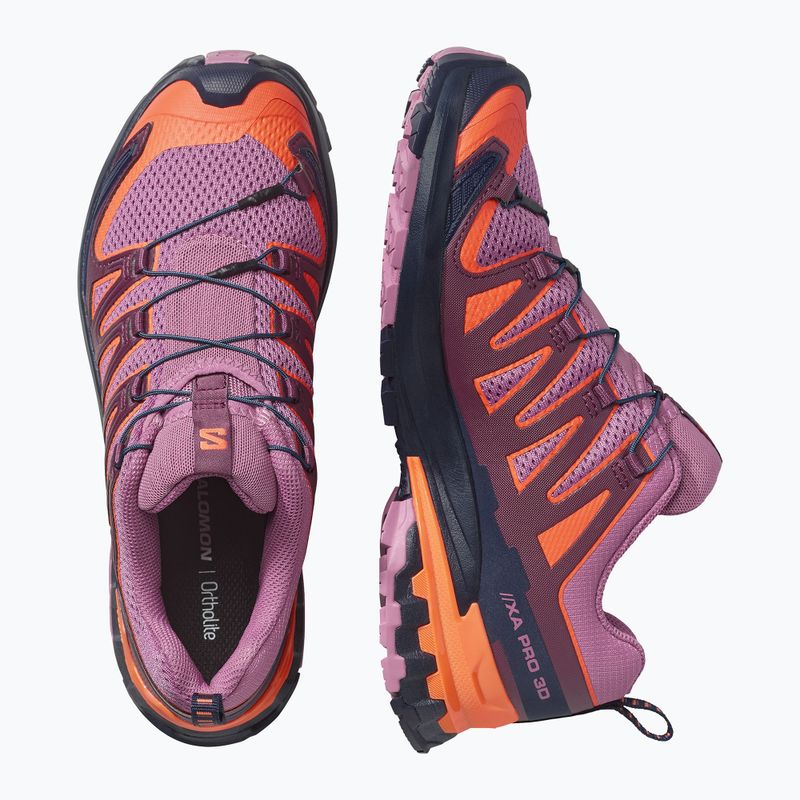 Moteriški bėgimo batai Salomon XA Pro 3D V9 dusky orchid/huckleberry 3