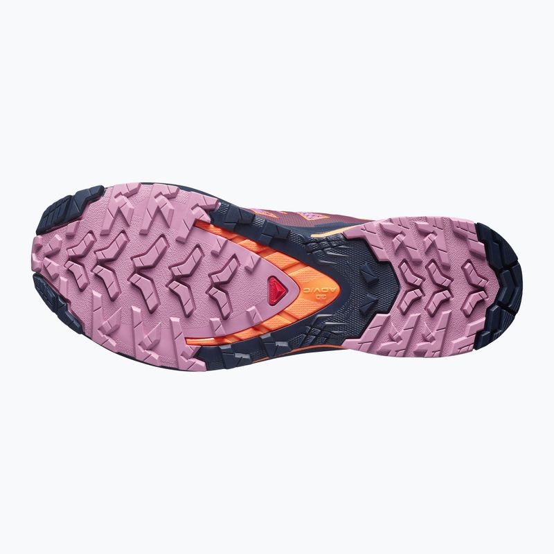 Moteriški bėgimo batai Salomon XA Pro 3D V9 dusky orchid/huckleberry 4