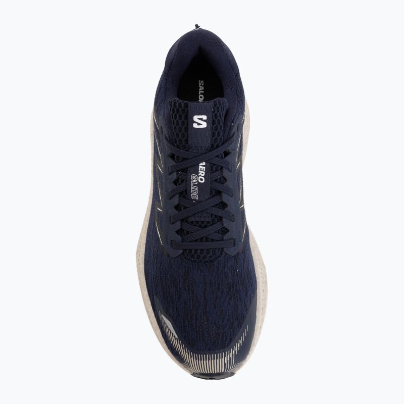 Vyriški bėgimo batai Salomon Aero Glide 4 maritime blue/silver cloud 5