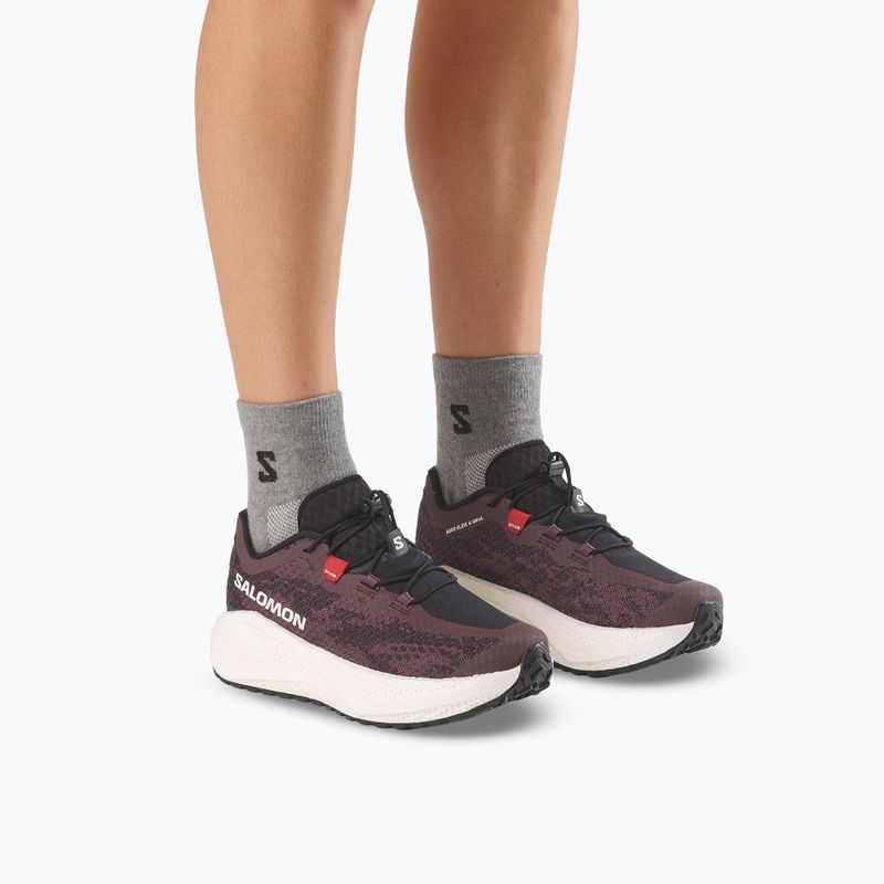 Moteriški bėgimo batai Salomon Aero Glide 4 GRVL huckleberry/black 5