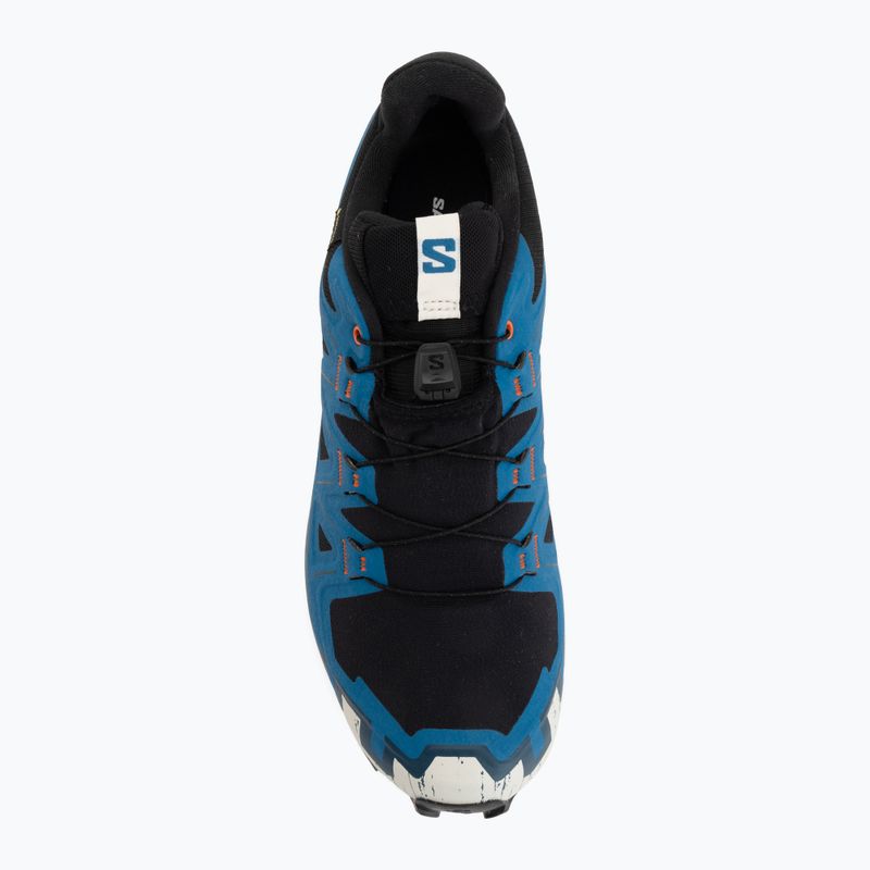Vyriški bėgimo batai Salomon Speedcross 6 GTX black/mykonos blue 5