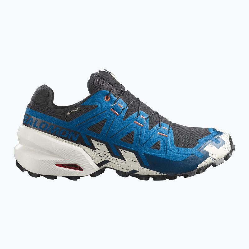 Vyriški bėgimo batai Salomon Speedcross 6 GTX black/mykonos blue