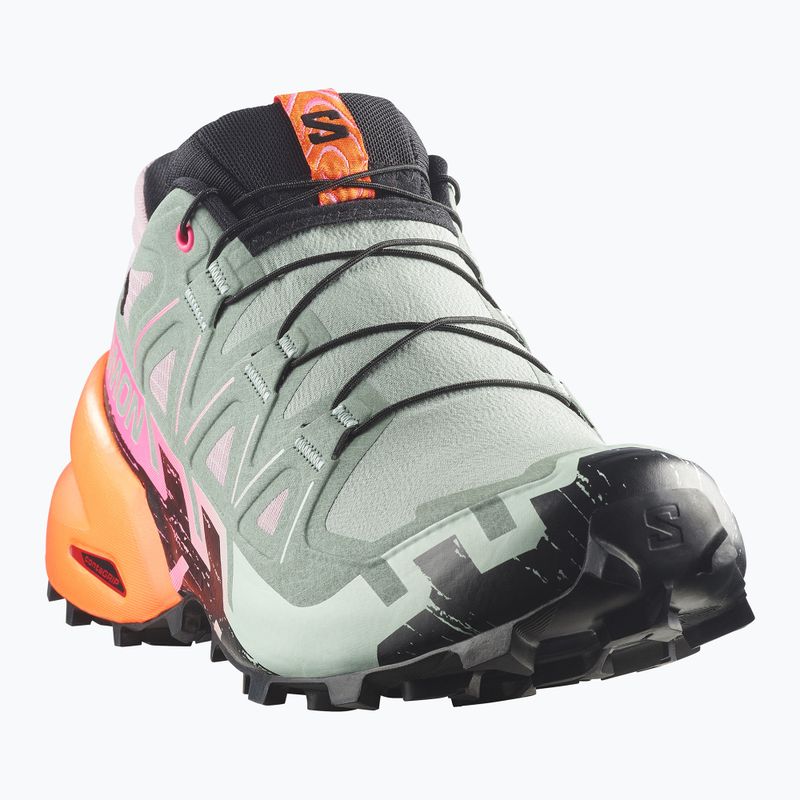 Moteriški bėgimo batai Salomon Speedcross 6 GTX Icon black/green milieu 2