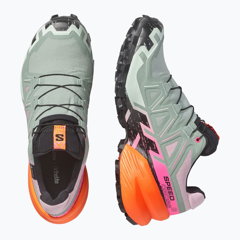 Moteriški bėgimo batai Salomon Speedcross 6 GTX Icon black/green milieu 4