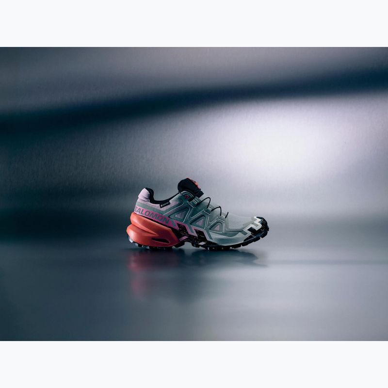 Moteriški bėgimo batai Salomon Speedcross 6 GTX Icon black/green milieu 7