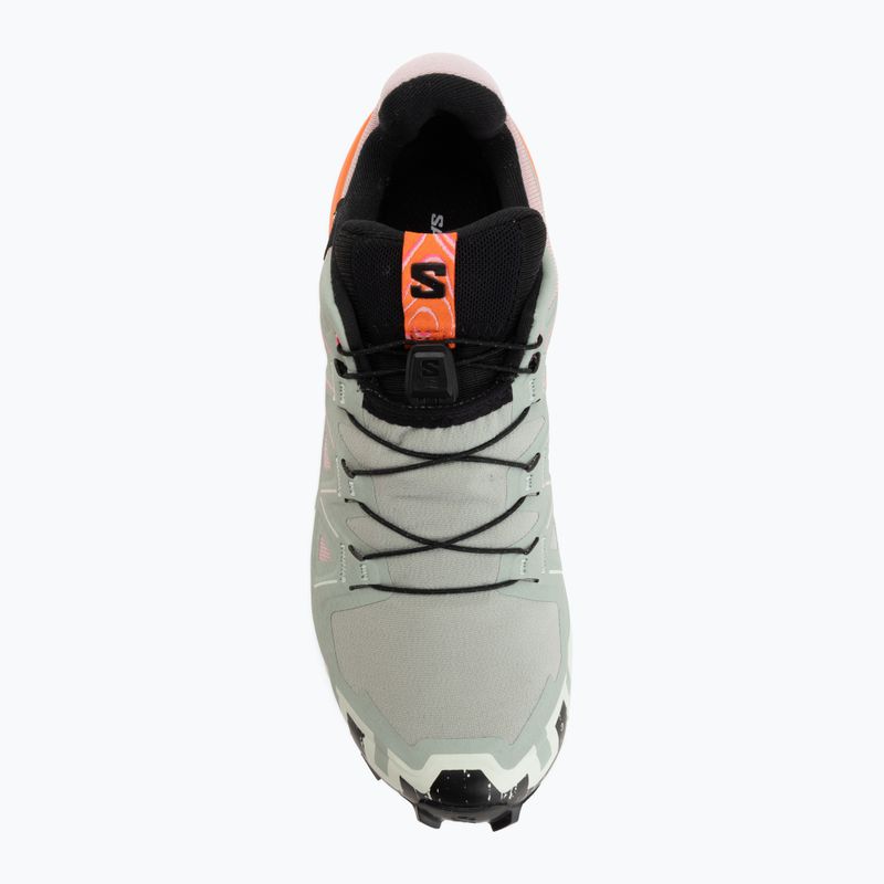 Moteriški bėgimo batai Salomon Speedcross 6 GTX Icon black/green milieu 5