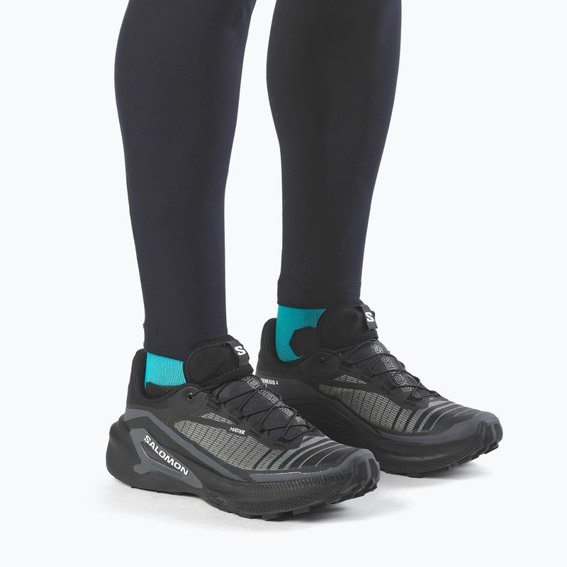 Bėgimo batai Salomon Genesis 2 Wide black/black 7