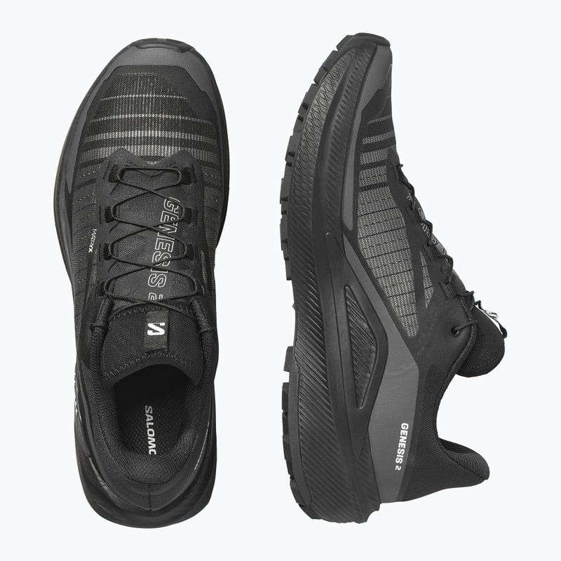 Vyriški bėgimo batai Salomon Genesis 2 black/black 5