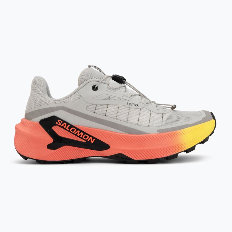 Moteriški bėgimo batai Salomon Genesis 2 gray violet/safety yellow 2
