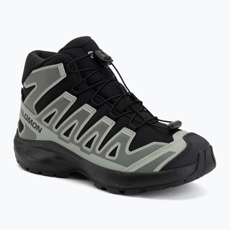 Vaikiški turistiniai batai Salomon XA PRO MID Waterproof black/sedona sage
