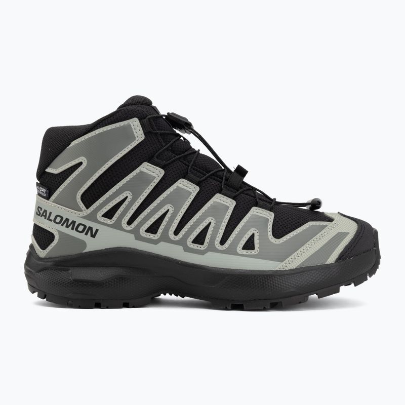 Vaikiški turistiniai batai Salomon XA PRO MID Waterproof black/sedona sage 2