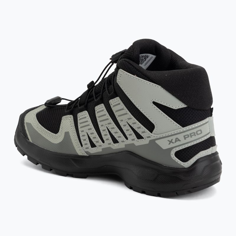 Vaikiški turistiniai batai Salomon XA PRO MID Waterproof black/sedona sage 3
