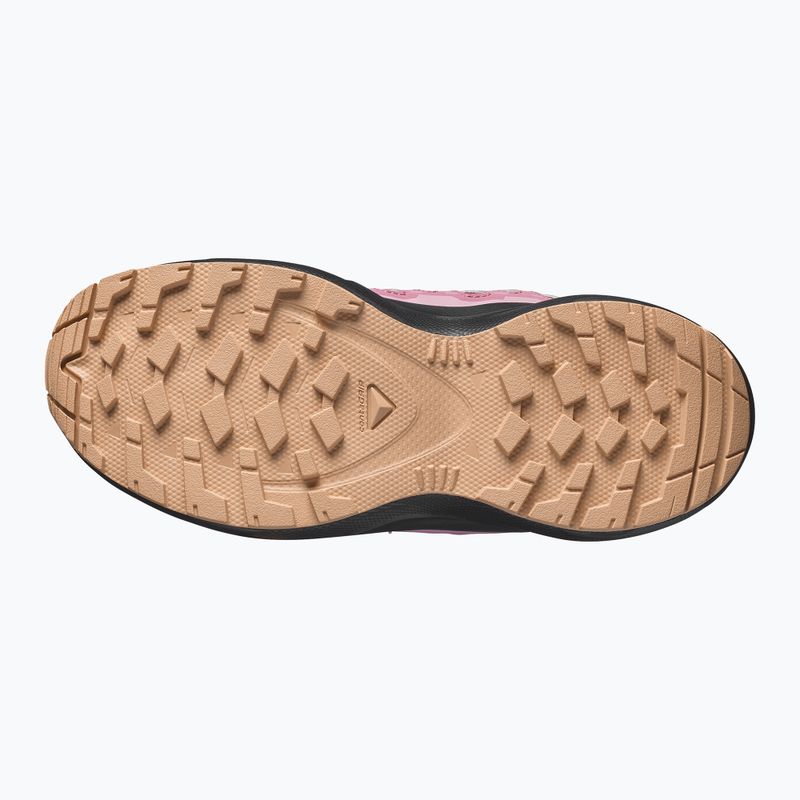 Vaikiški turistiniai batai Salomon XA Pro Mid Waterproof nocturne/dusky orchid 4