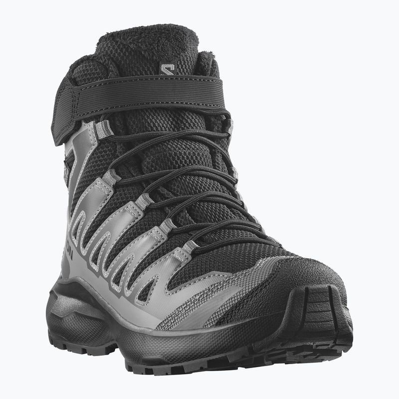 Vaikiški turistiniai batai Salomon XA Pro Winter Waterproof black/castlerock 3