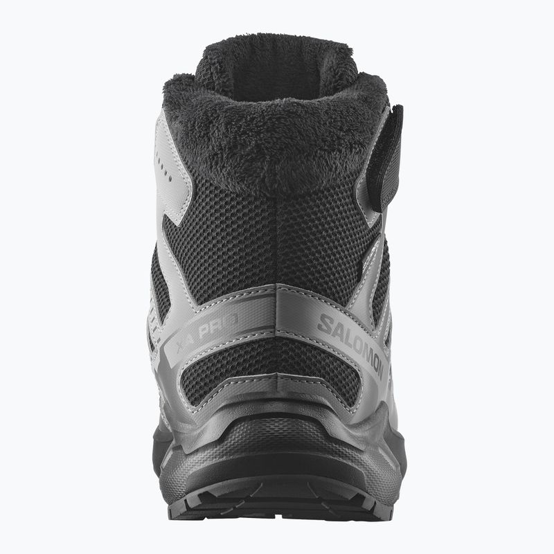 Vaikiški turistiniai batai Salomon XA Pro Winter Waterproof black/castlerock 4