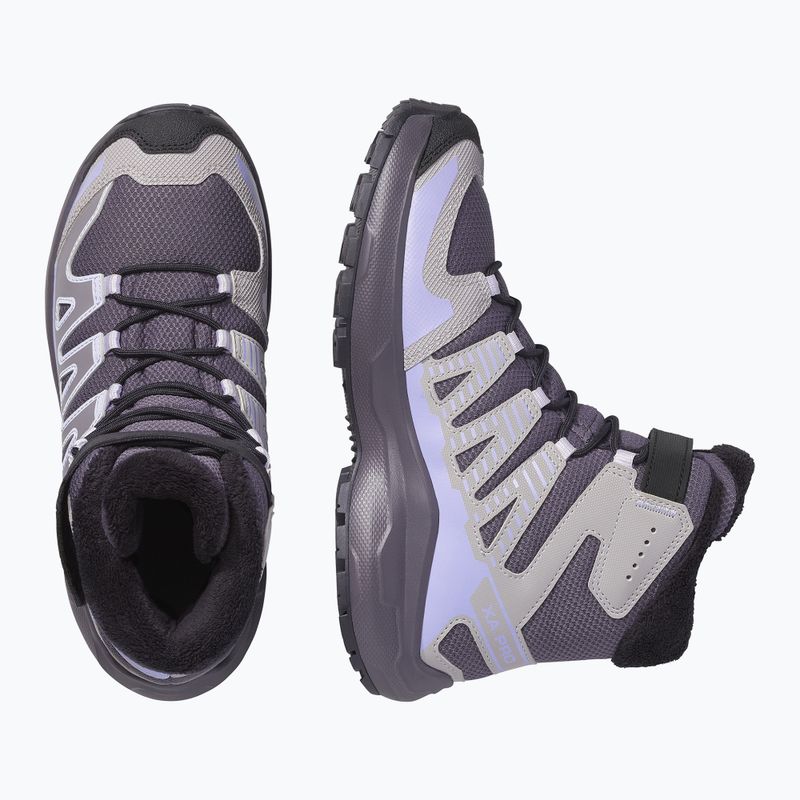 Vaikiški turistiniai batai Salomon XA Pro Winter Waterproof nine iron/gull 2