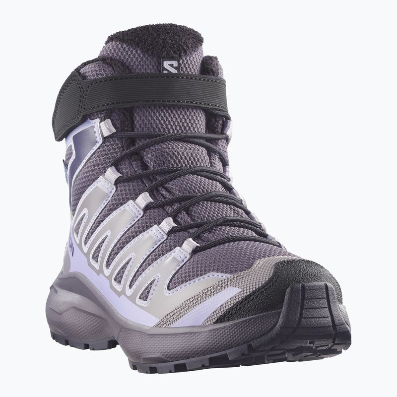 Vaikiški turistiniai batai Salomon XA Pro Winter Waterproof nine iron/gull 3
