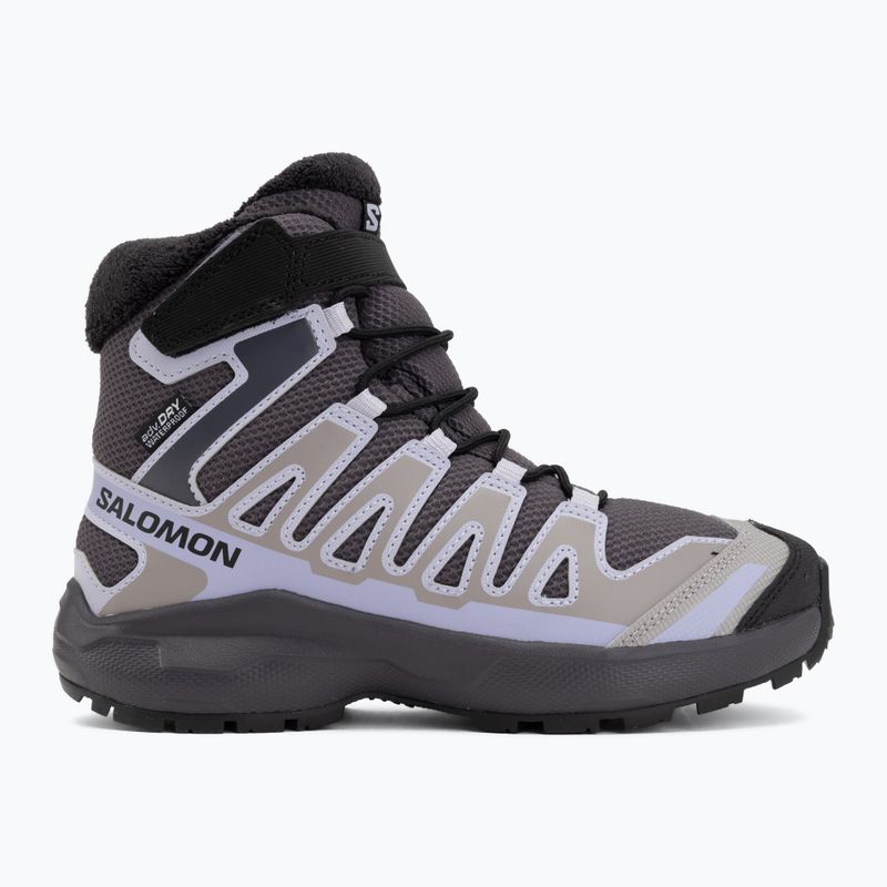Vaikiški turistiniai batai Salomon XA Pro Winter Waterproof nine iron/gull 2
