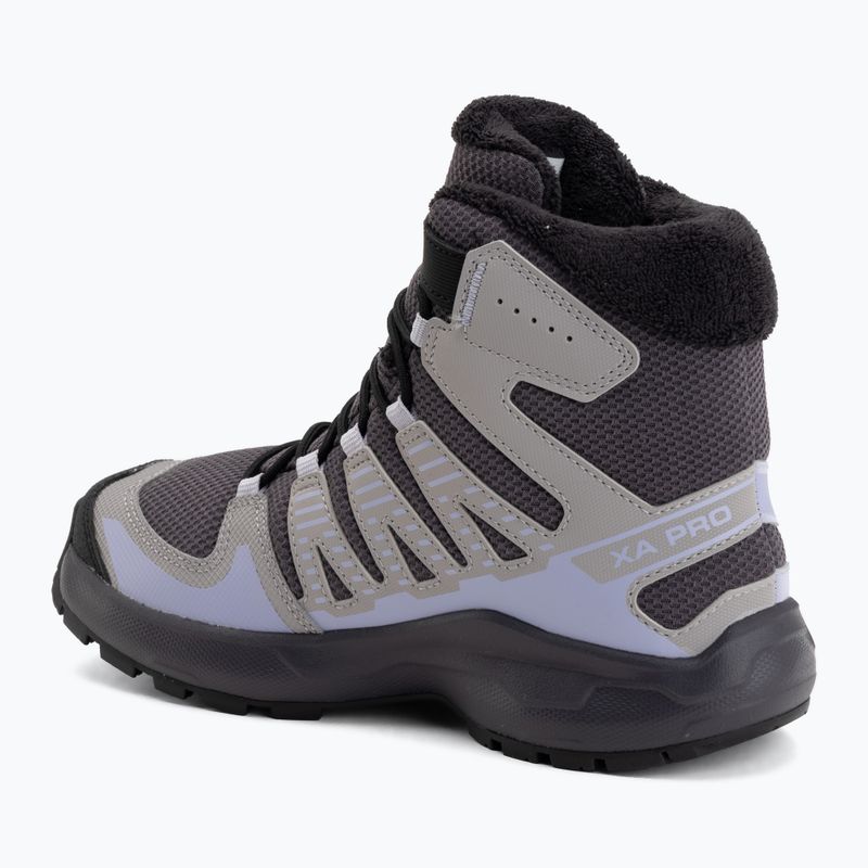 Vaikiški turistiniai batai Salomon XA Pro Winter Waterproof nine iron/gull 3